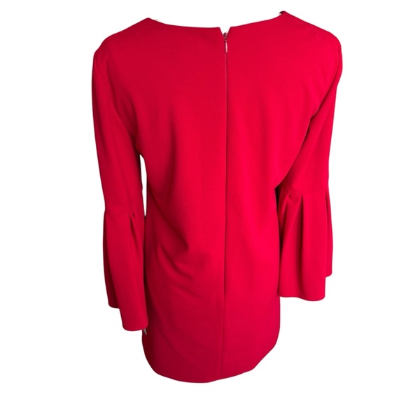 Antonio Melani Emily Bell Sleeve Red Dress Women’s Sz US 6 NEW Holiday Party - Picture 3 of 7